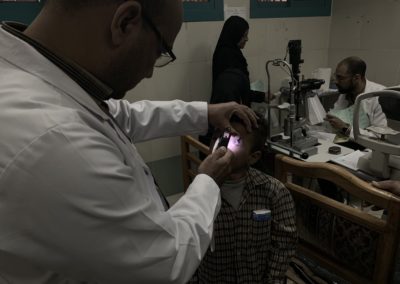 Examination being performed with Arclight