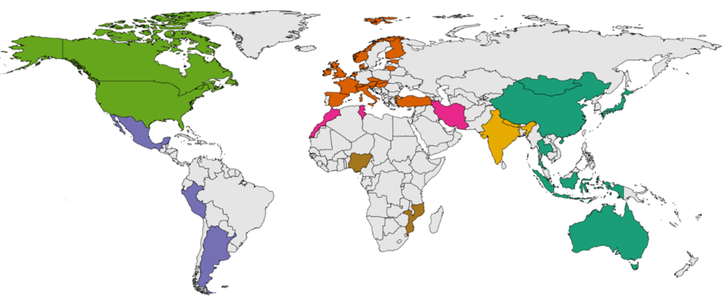 Global TMOUD survey participants