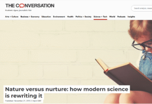 NatureNurtureArticleImage Nature vs Nurture image