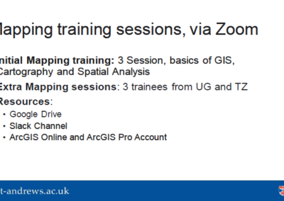 GIS training update and testimonies from trainees, Pg 3